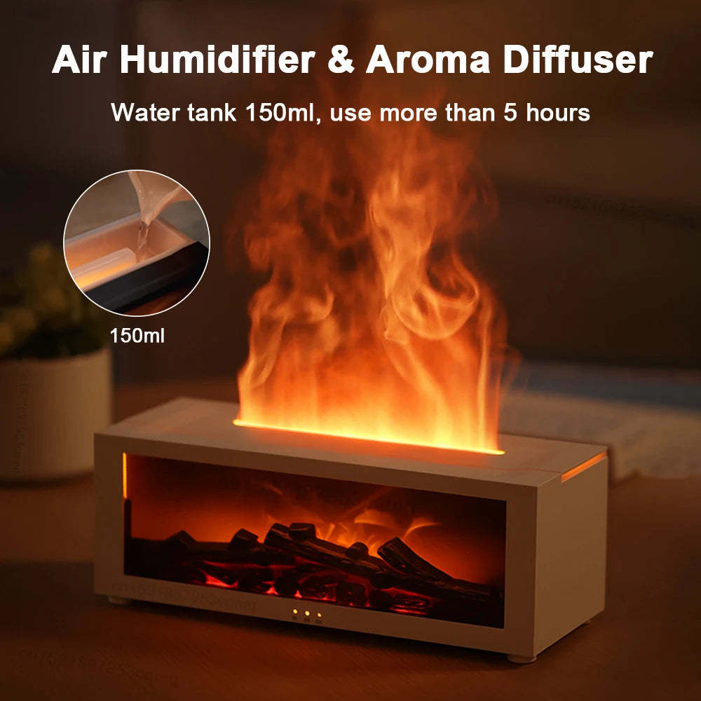 Flame Humidifier  Fireplace-50% off