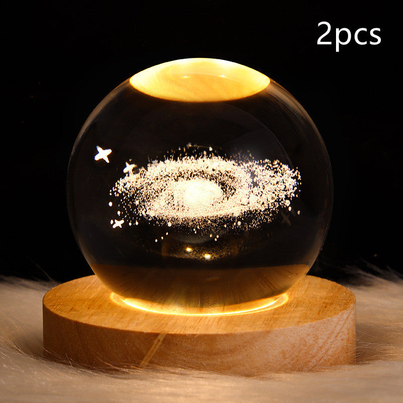 3D Crystal Galaxy Ball   72% OFF