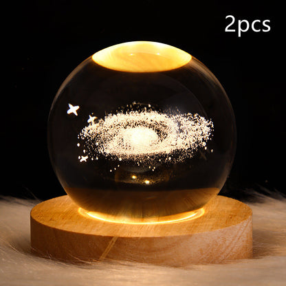 3D Crystal Galaxy Ball   72% OFF