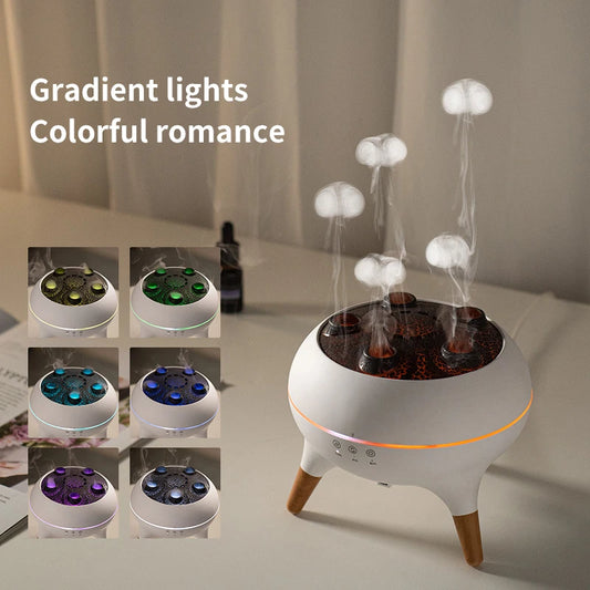 Dynamic Jellyfish Air Humidifier With 7 Colorful Night Lights