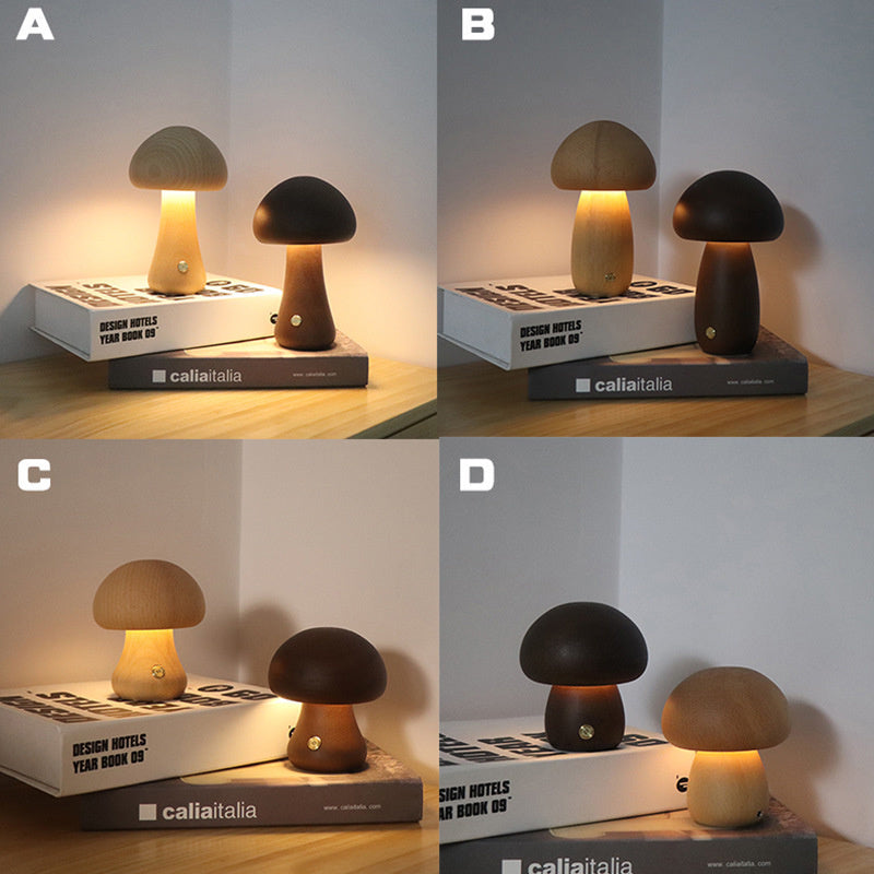Mushroom Night Light -Cute Touch LED Lamp – 70% OFF